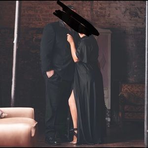 CUSTOM MADE SATIN DRESS